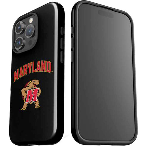 University of Maryland Collegiate Text iPhone 16 Pro Impact Case